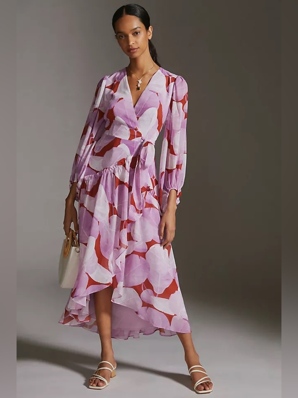 Hutch Geo Wrap Maxi Dress